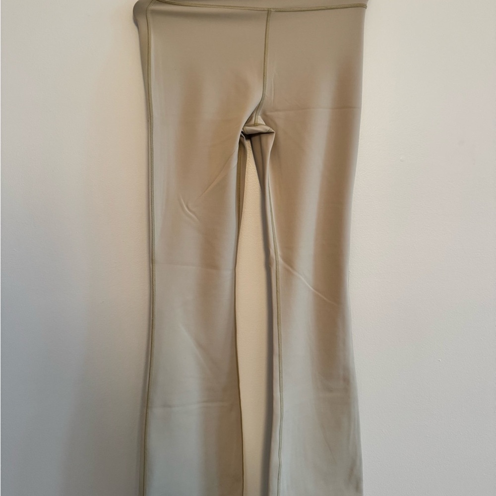 Outdoor Voices Beige Flared Leggings